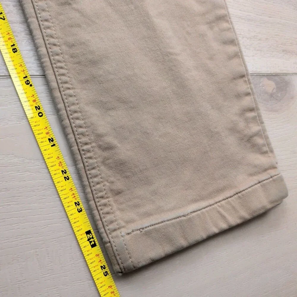 Banana Republic Jeans Mens 30x28‎ Traveler Athletic Tapered Fit Khaki Denim